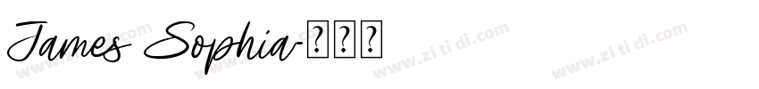James Sophia字体转换